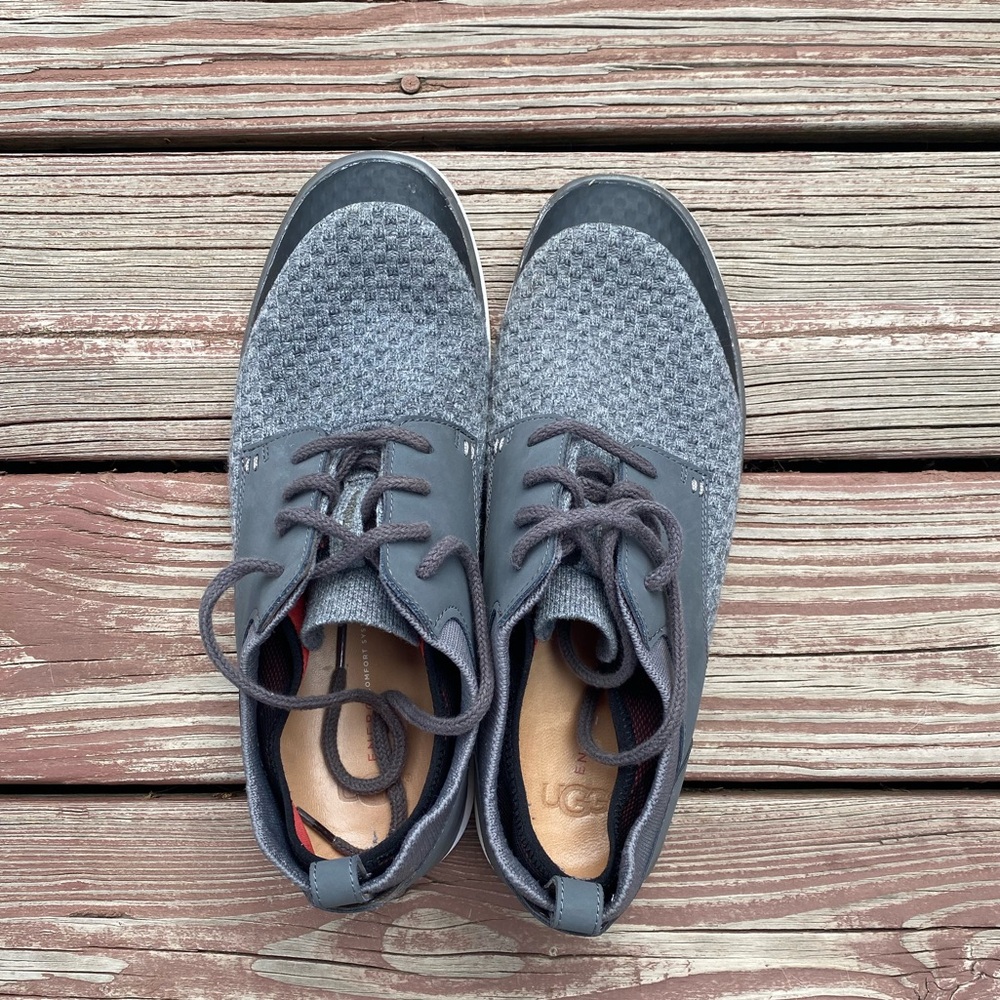 UGG Hepner Hyperweave Low-Top Tennis Shoes Sneakers Grey Size 10